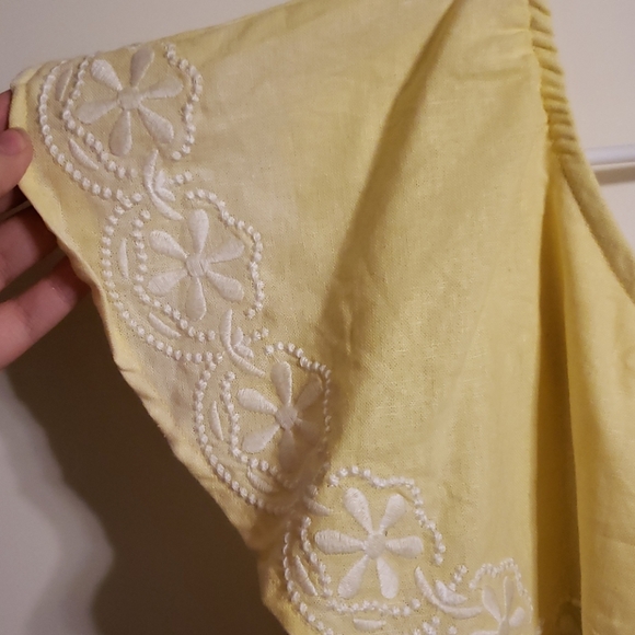 ✨3/10 Sloane Ranger Yellow One Shoulder Dress - Picture 6 of 9